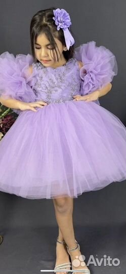 Платье нарядное 128-134