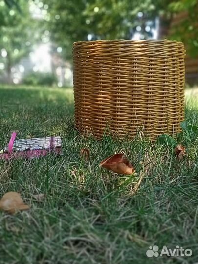 Корзина плетёная для интерьера