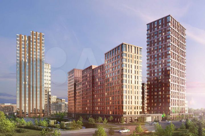 1-к. квартира, 43,8 м², 14/25 эт.