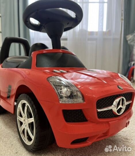 Машинка каталка толокар mercedes