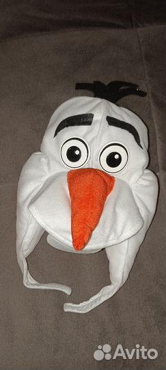 Голова снеговика маска