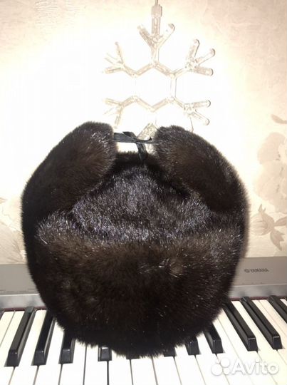 Норковая шапка мужская