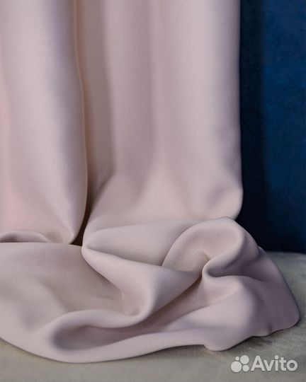 Шторы блэкаут амадео светло-розовый новые пошив