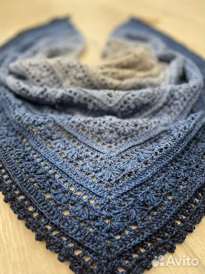 Платок шаль бактус