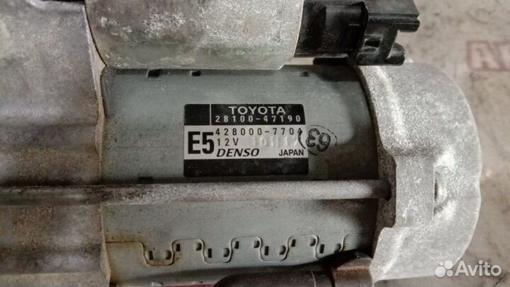 Стартер Toyota Vitz NSP130 1nrfe 2011