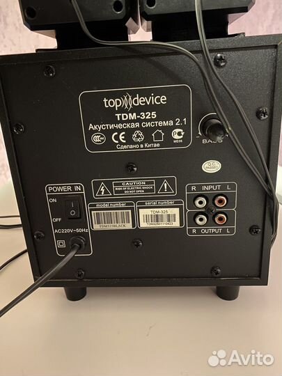 Акустические колонки topdevice