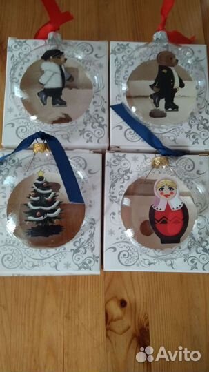 Елочные игрушки из стекла