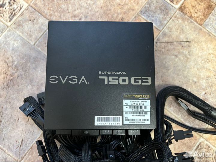 Блок питания Evga SuperNova G3 750W