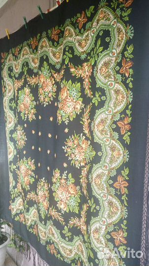 Павлопосадский платок старинный