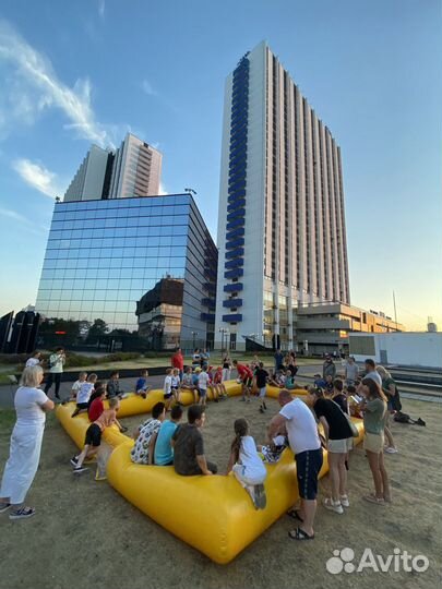 Надувное поле для игры в футбол 1х1 (панна)