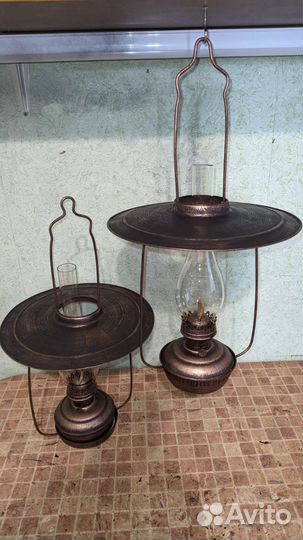 Керосиновая лампа старинная. Реставрация