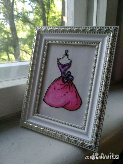 Витражные картины открытки