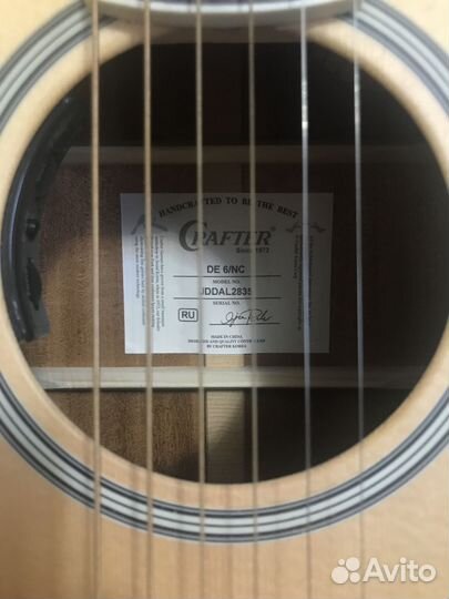 Электроакустическая гитара Crafter DE 6NC