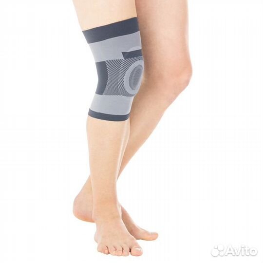 Бандаж (ортез) для колена с силиконовым кольцом