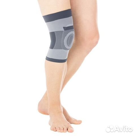 Бандаж (ортез) для колена с силиконовым кольцом