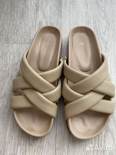 Шлепанцы zara 37