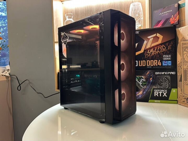 Готовая сборка пк, 12600kf, 32gb 3600, rtx 3070