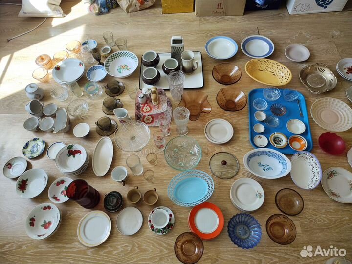 Тарелки посуда всё советское бу