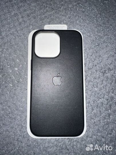 Чехол на iPhone 15 pro max кожаный