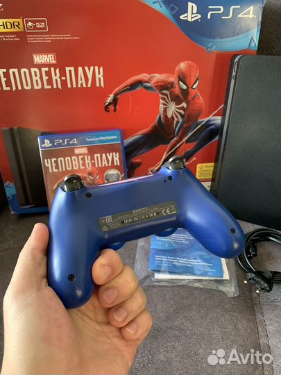 Sony playstation 4 slim 1tb человек паук