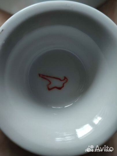 Дулевский Фарфор Бокал с Блюдцем 600 мл