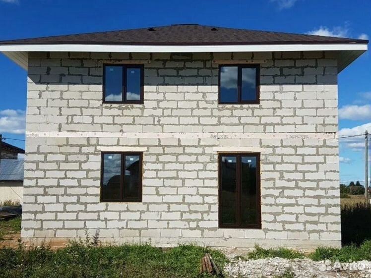 Дом из газобетона фото