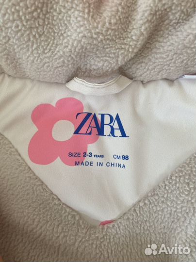 Зимний костюм Zara 98