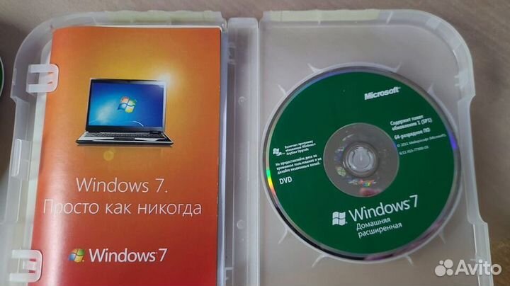 Windows 7 лицензия 2DVD