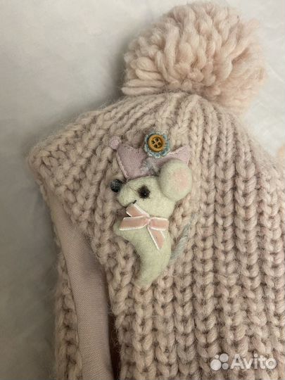 Капор зимний детский