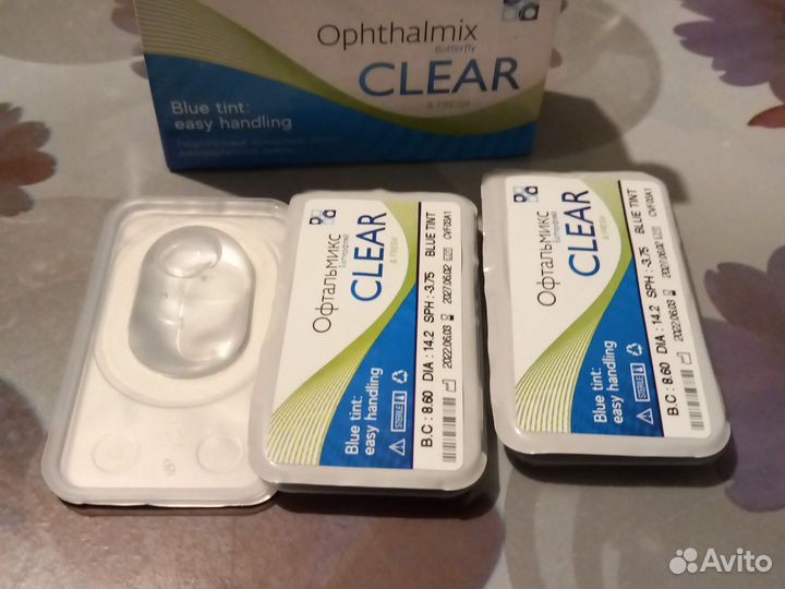 Линзы контактные