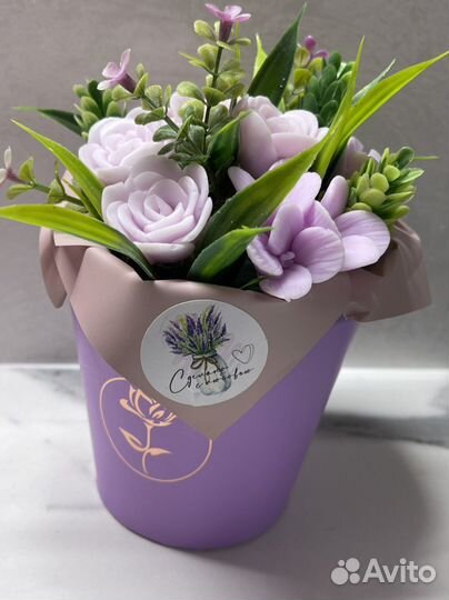 Цветы из мыла