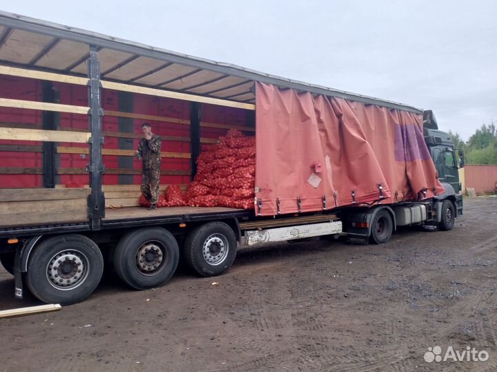 Полуприцеп тентованный Krone SDP27, 2004