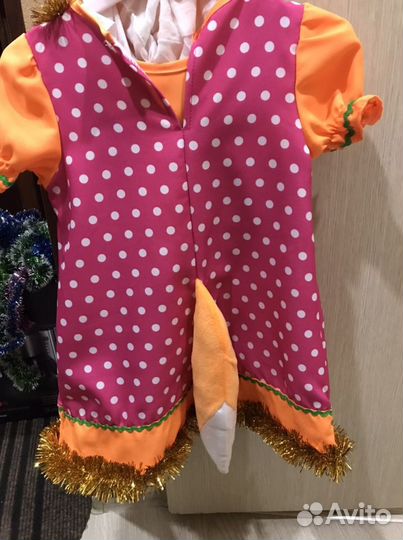 Платье лисички