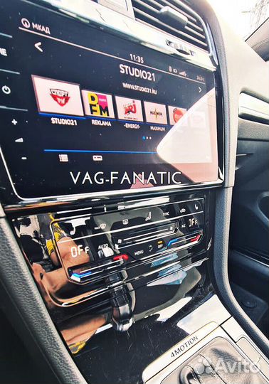 Сенсорный климат golf7 + рамка