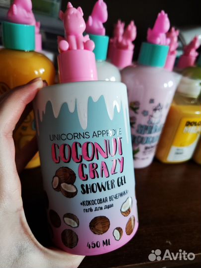 Dolce milk гель для душа, unicorns approve