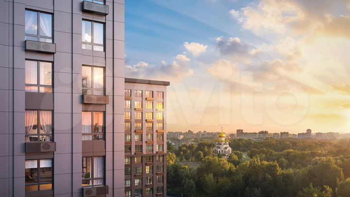1-к. квартира, 37,8 м², 19/25 эт.