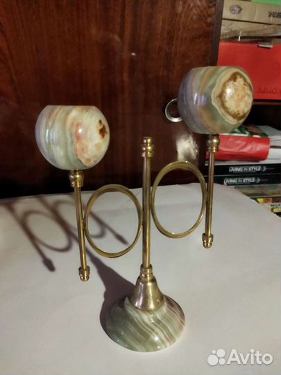 Подсвечник из оникса