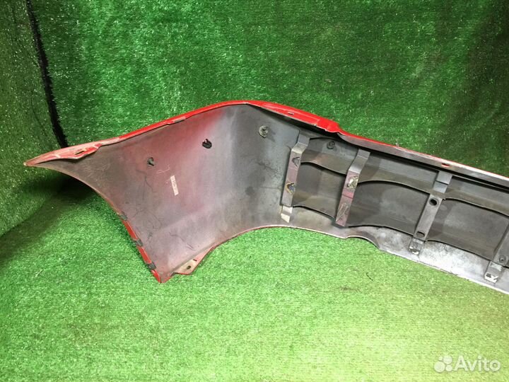 Бампер задний HB Mazda 323 BJ Красный с накладками