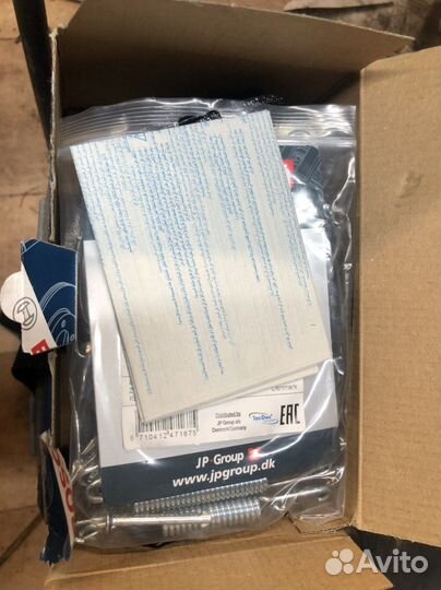 Тормозные колодки skoda fabia vw polo 3 golf 2