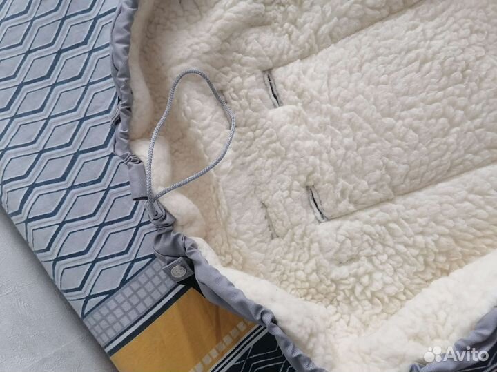 Конверт в коляску на овчине