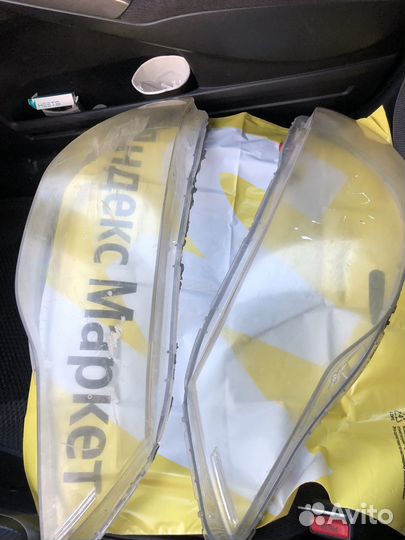 Стекла фар Honda civic 4D viii