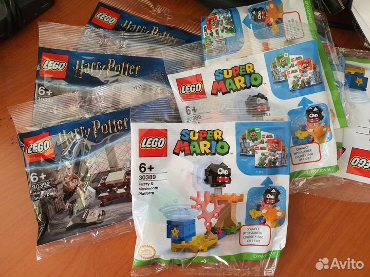 Lego polybag 30389 Super Mario и 30392 Harry Potte