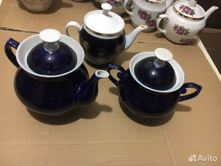 Заварочный чаник, сахарница