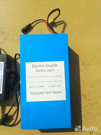 Литий ионный аккумулятор 48в 38000mah 13s6p