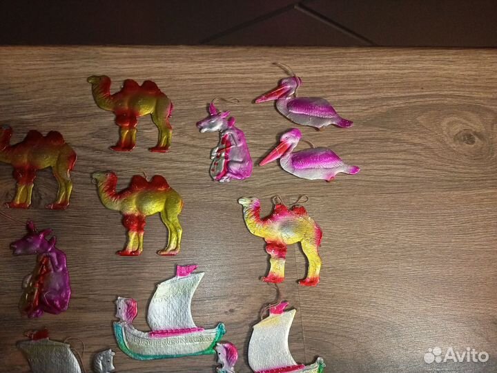 Ёлочные игрушки ссср.Картонаж