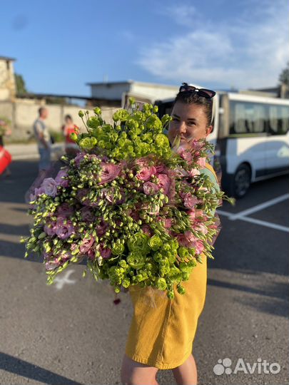 Эустома букеты