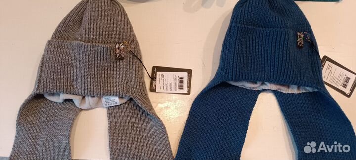 Шапка детская зима-теплая осень