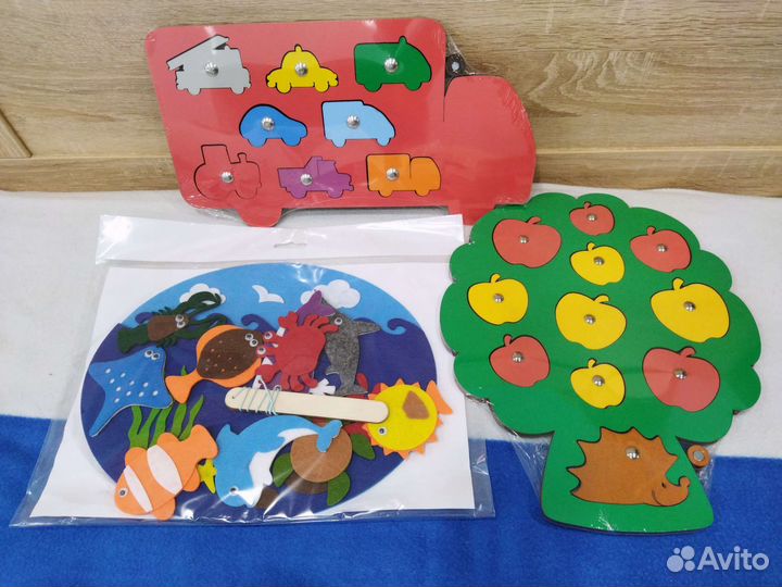Пазлы деревянные, рамки-вкладыши, развивающие игры