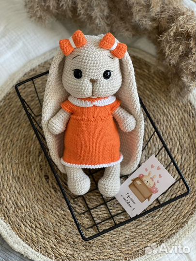 Игрушка зайка ручной работы