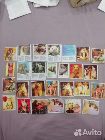 Вкладыши, этикетки от жвачек 90 х